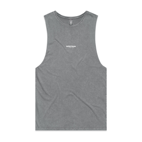 Stone Wash Muscle Singlet