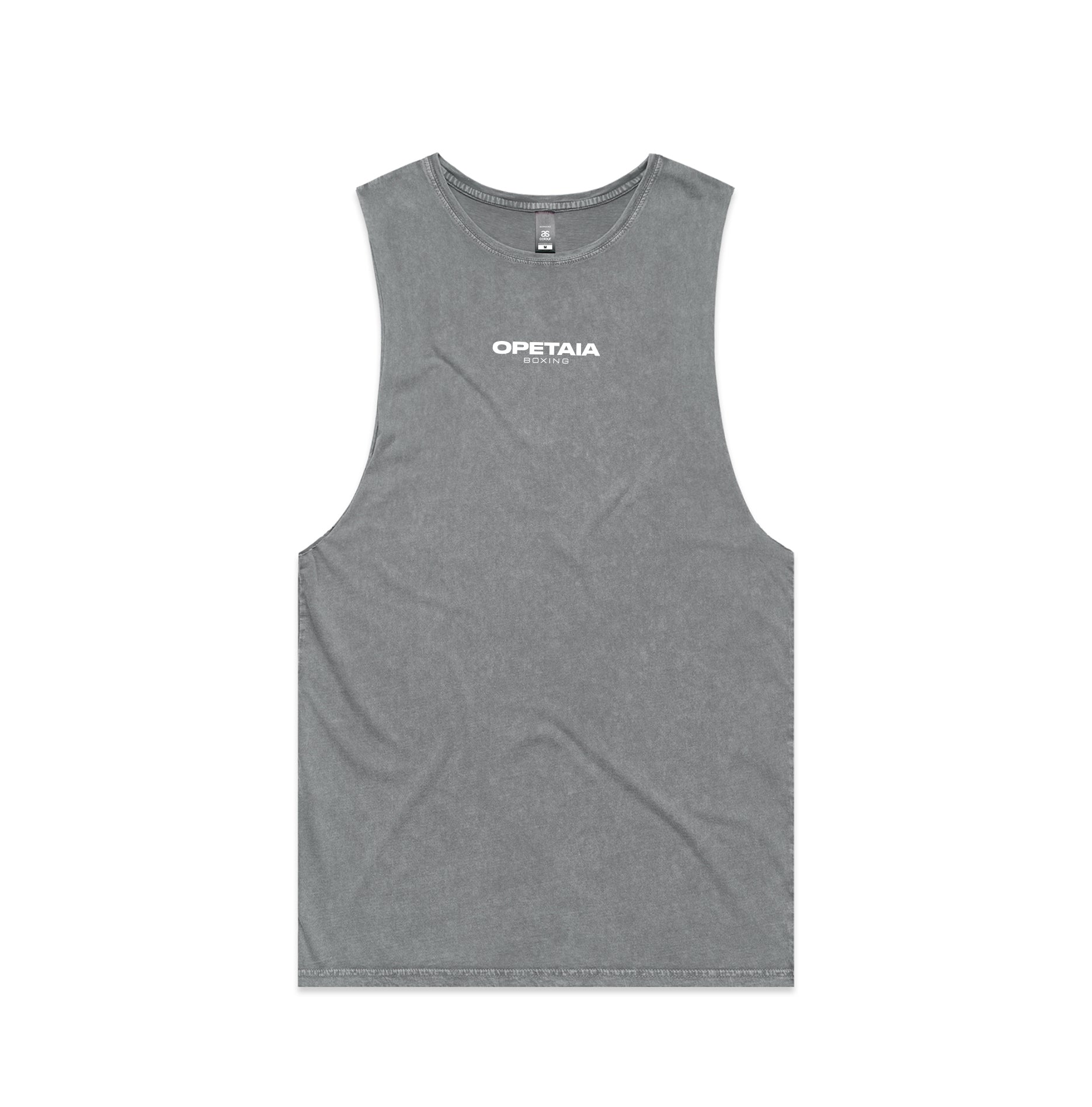 Stone Wash Muscle Singlet