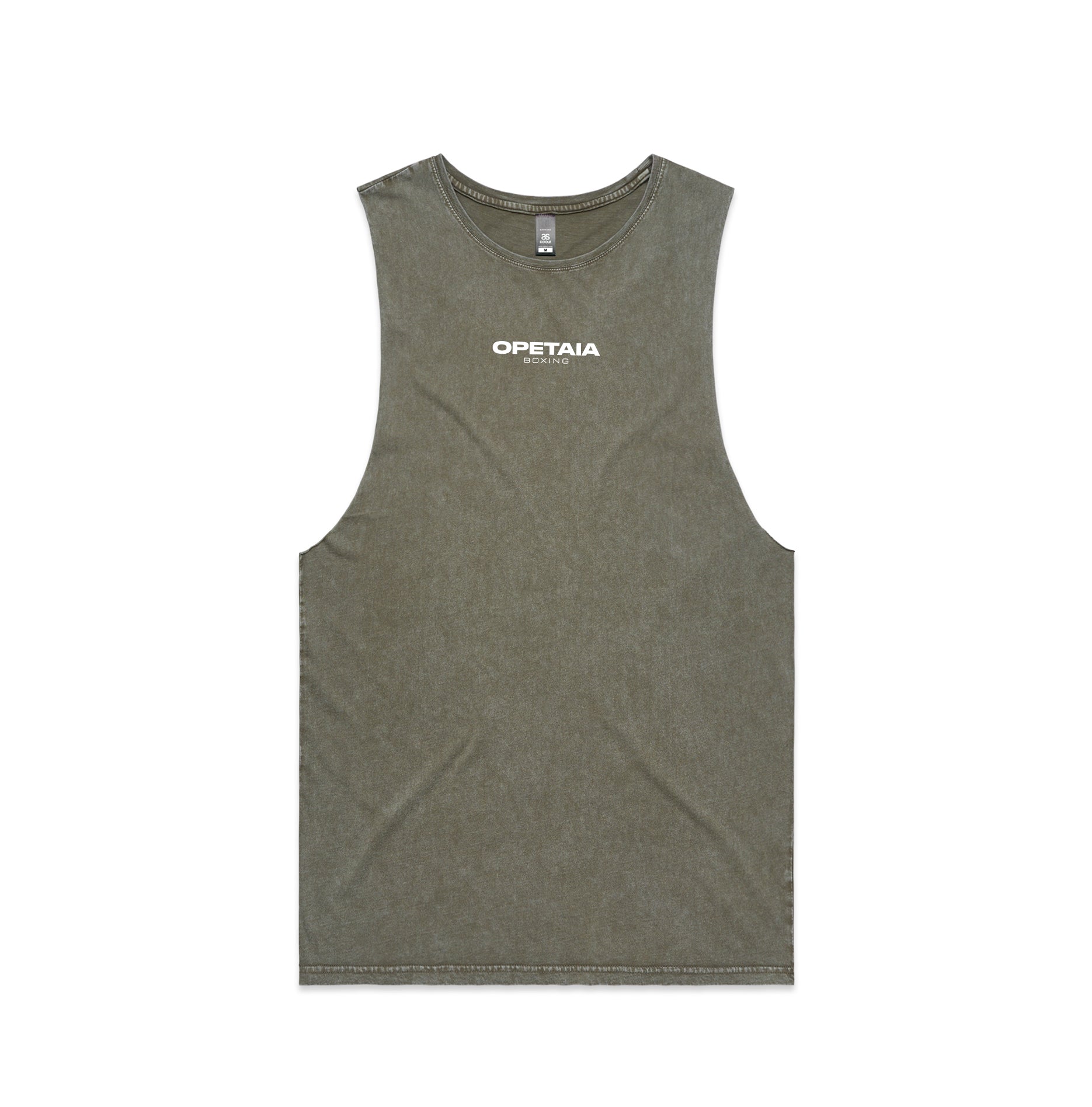 Stone Wash Muscle Singlet