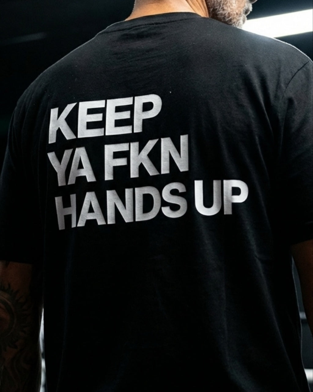 Keep Ya Fkn Hands Up Heavy Tee
