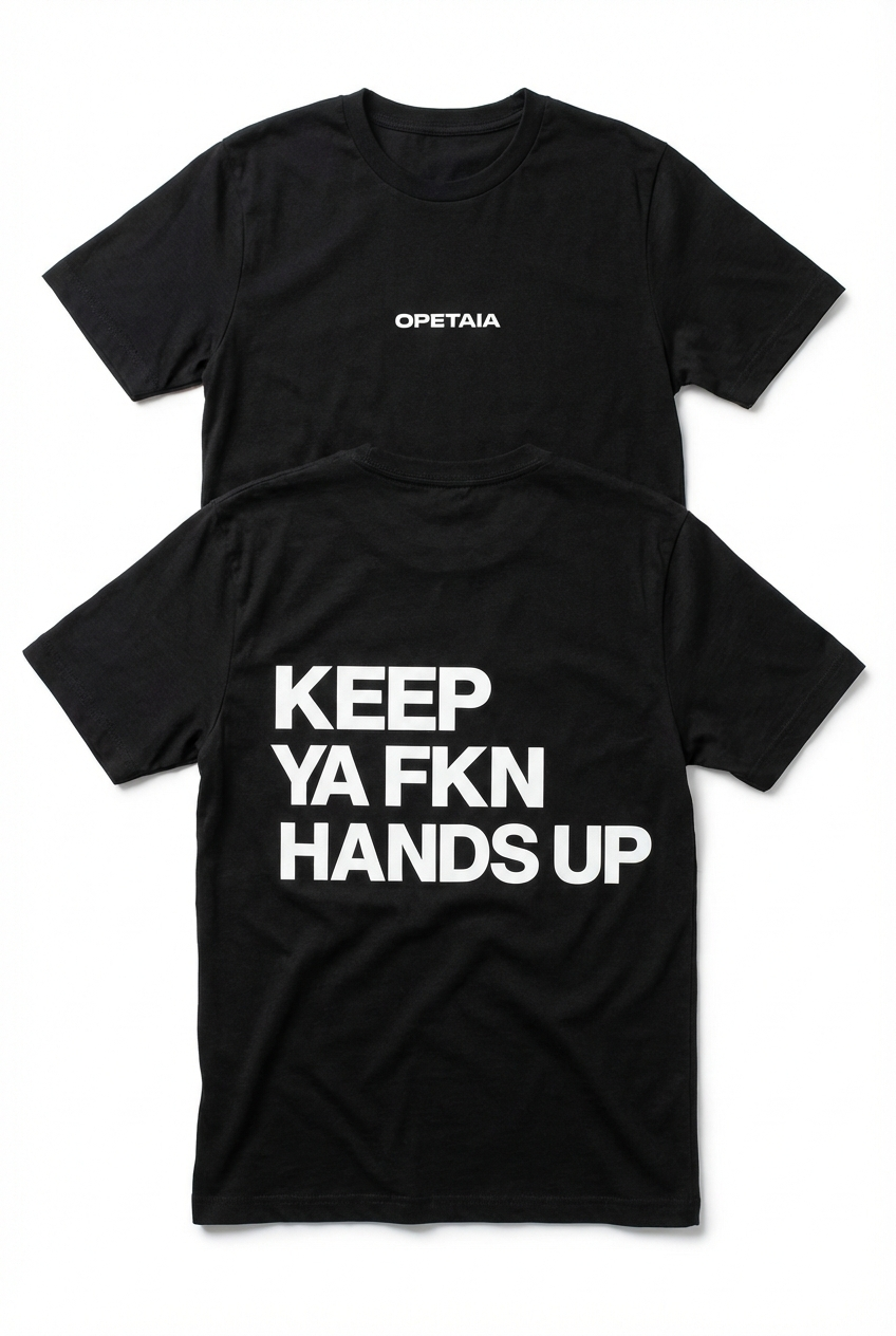 Keep Ya Fkn Hands Up Heavy Tee